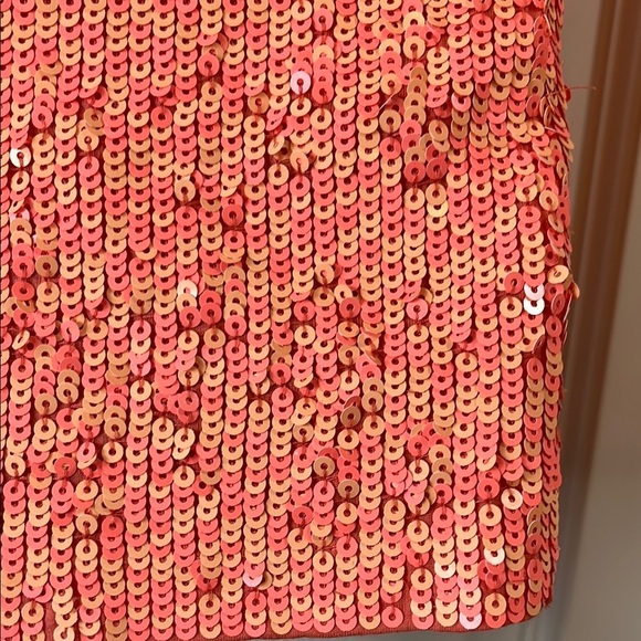 J. Crew Peach Sequin Tank Top with Rounded Neckline - Size XS - Picture 6 of 13